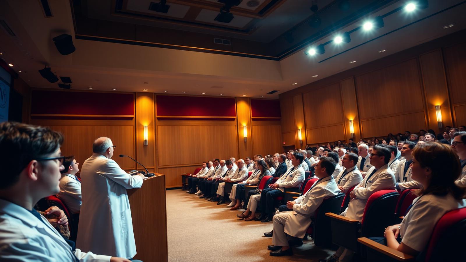 Harvard medical conference auditorium